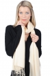 Cashmere & Silk ladies shawls platine champagne 204 cm x 92 cm